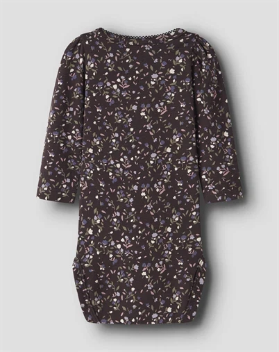 Name It - NBFOceana Langærmet Bodystocking - Chocolate Plum 